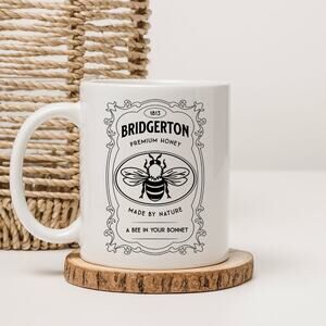 Bridgerton Premium Honey 15 oz Coffee Mug TV Show Netflix Dishware 12